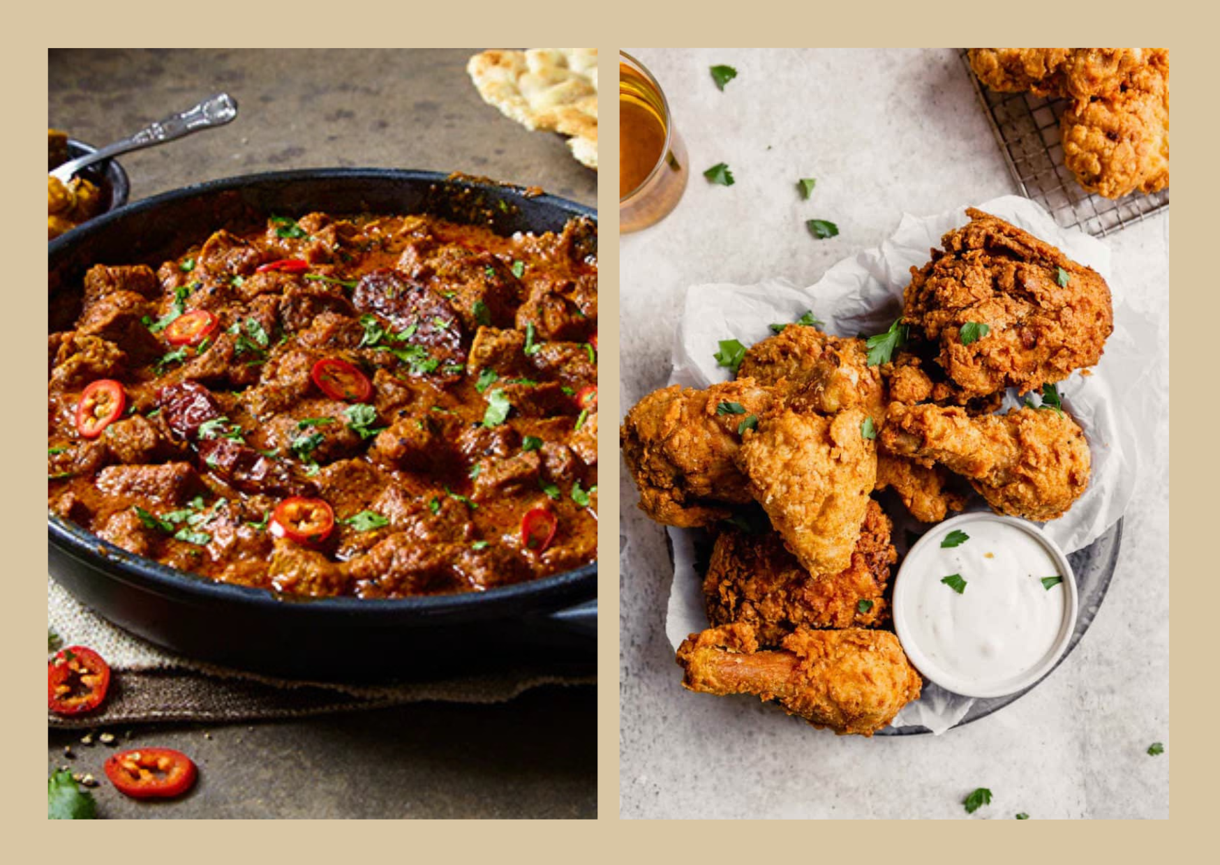 Achari Lamb & KFC-Style Fried Chicken – Spicy, Crispy & Delivered to Your Door!