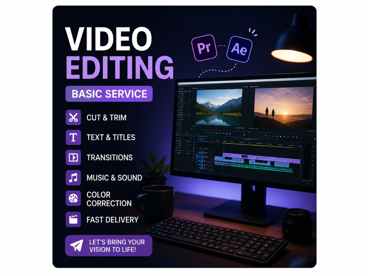 Video Editing (Basic) in your area