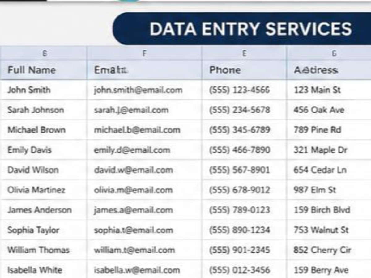 Data Entry