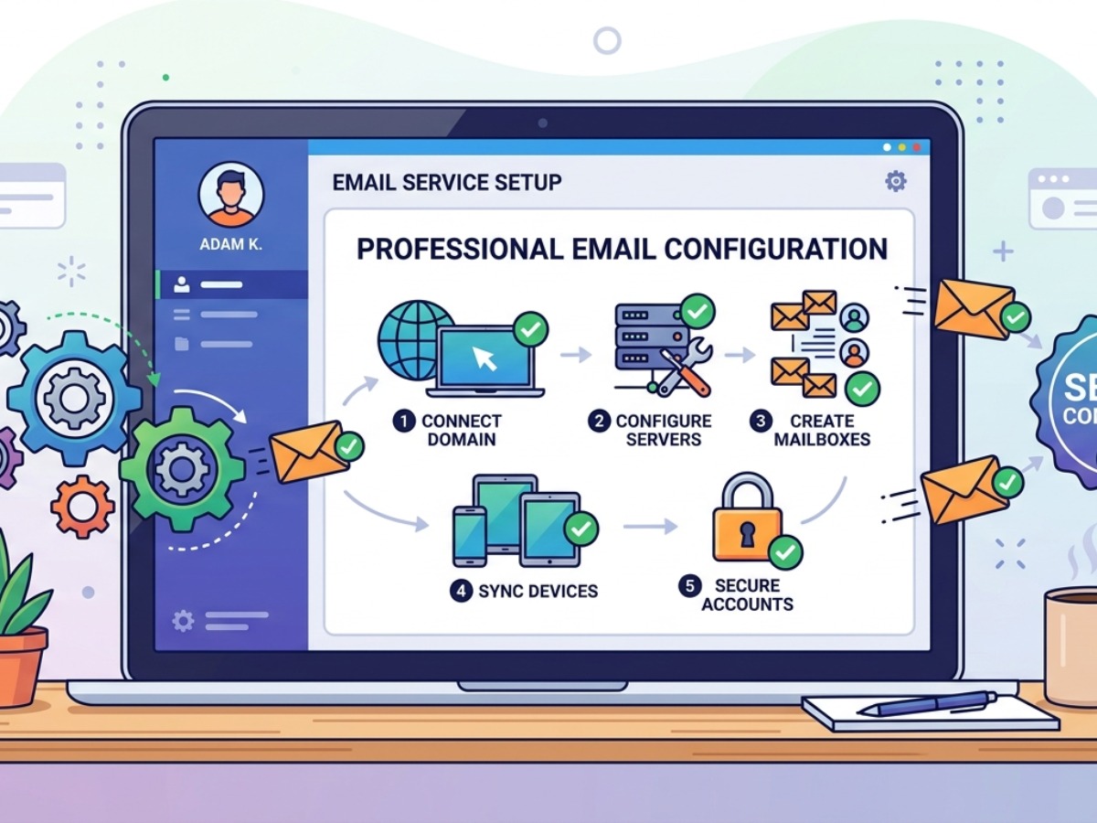 Basic Email Account Setup and Password Recovery Support