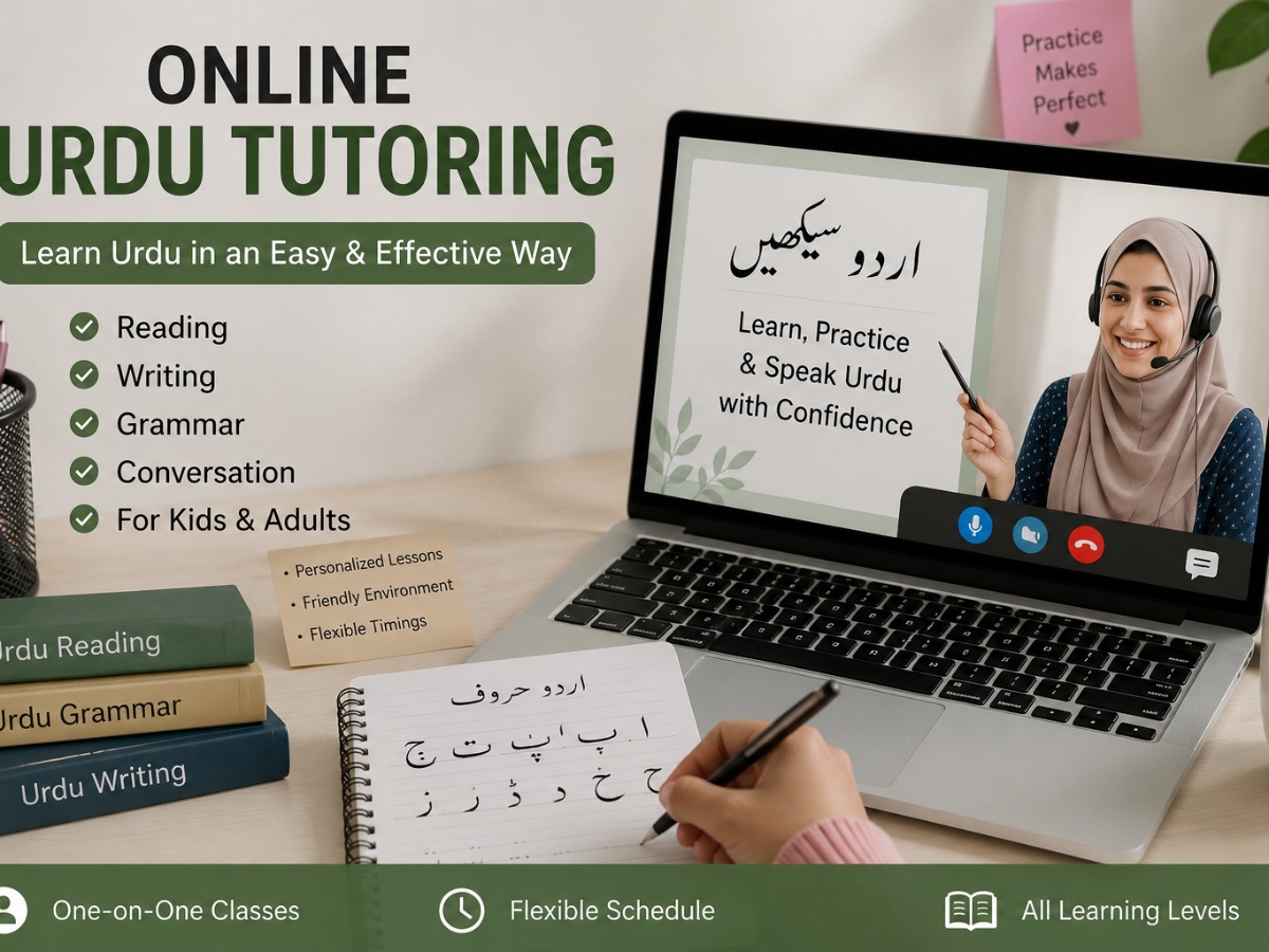 Urdu Tutoring in your area