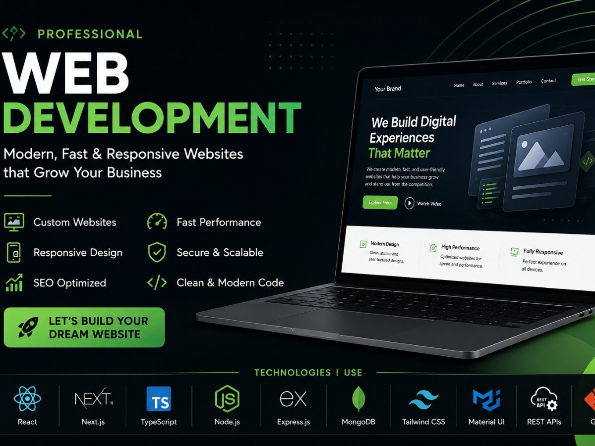 Web Development in your area