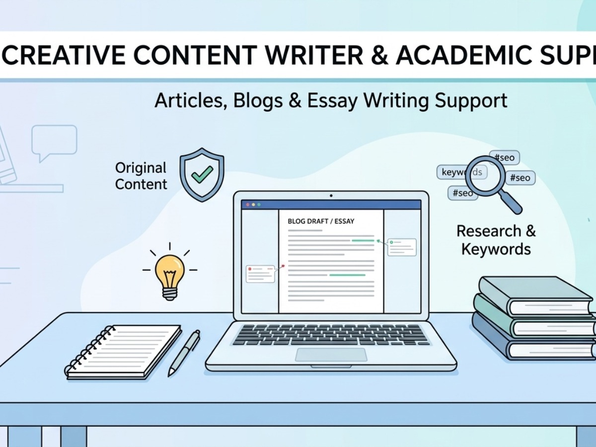 Creative Content Writer | Articles, Blogs & Creative Writing