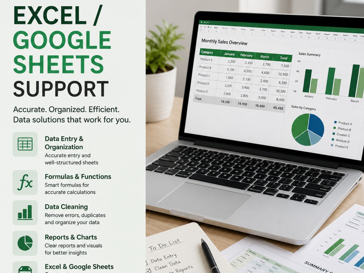Excel / Google Sheets Support