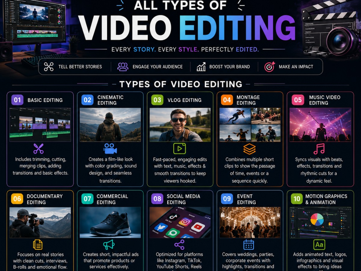 Video Editing (Basic) in your area